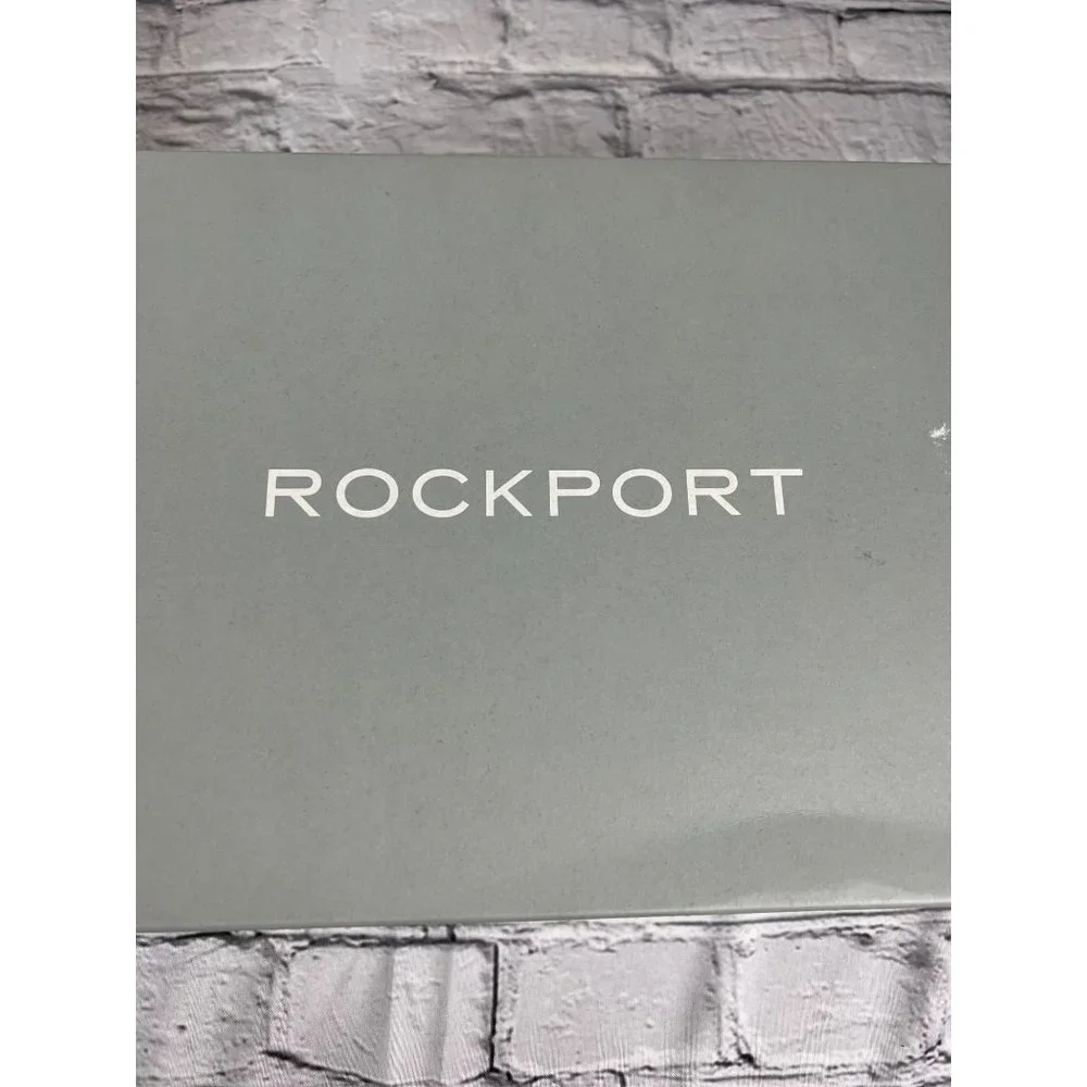 Rockport Oakley Ruffle TOTAL MOTION Black Suede Leather 2.5 inch block heeled Bo - Picture 4 of 16